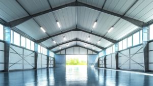 Strutture metalliche per capannoni industriali