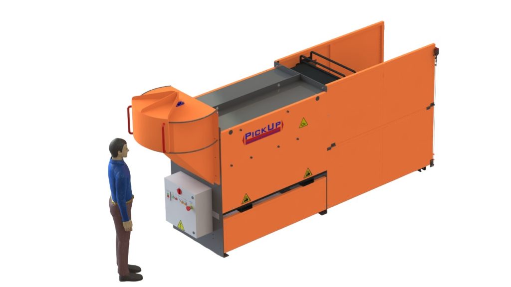 Compattatore di rifiuti industriali