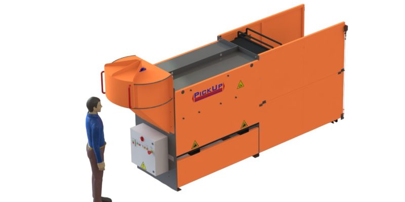 Compattatore di rifiuti industriali